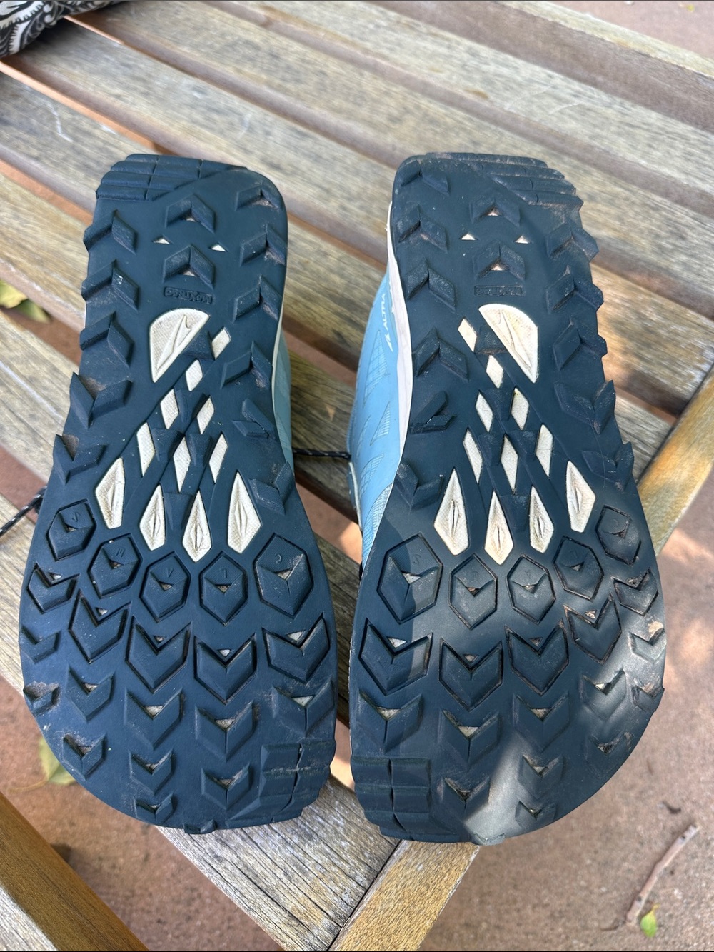 Altra Women's Pale Blue Trail Running Shoes - Picture 5 of 6